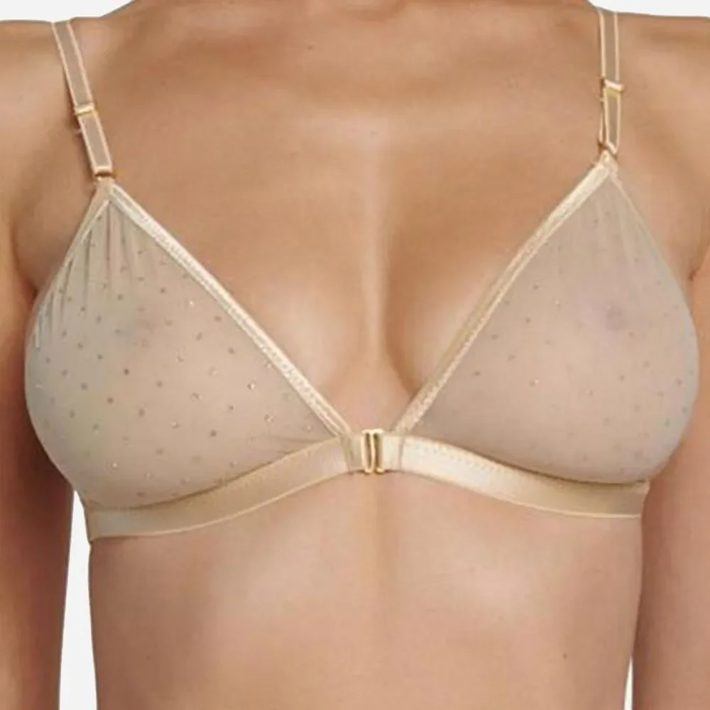 La Petit Trou MISMATCH Lace Bra & Panty Set Scallop Cut Out S M